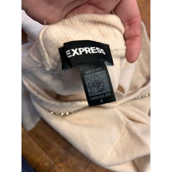 Sz M - Express Reversible Merino Wool Blend Sweater - Picture 10 of 10